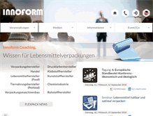 Tablet Screenshot of mein.innoform-coaching.de